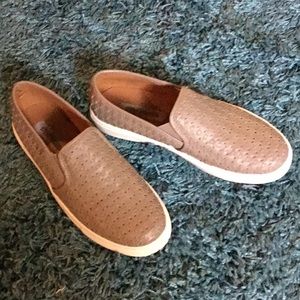 Steve Madden leather slip ons